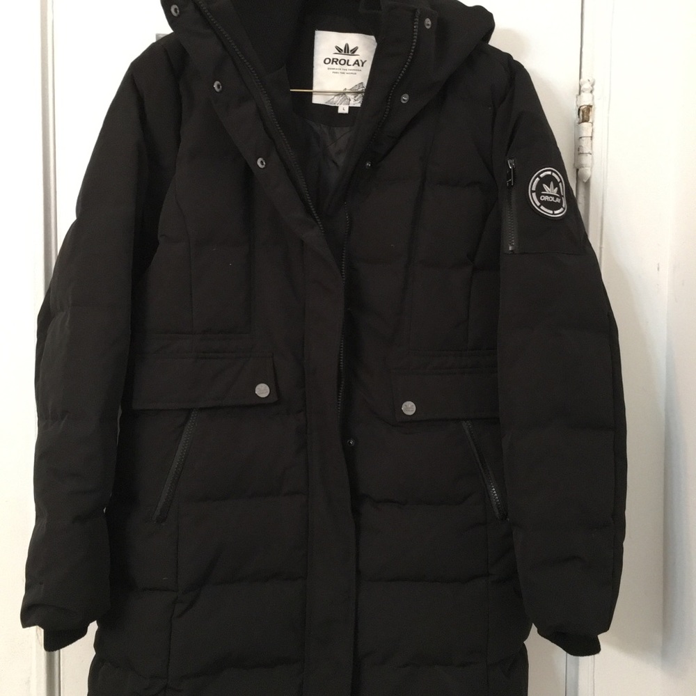 Orolay Women's Down Puffer Winter Jacket with Hooded